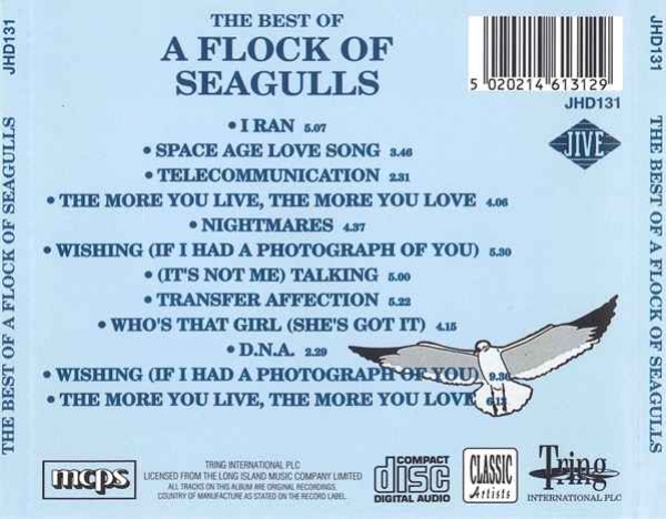 Flock of Seagulls - The Best Of A Flock Of Seagulls CD 1986 1991