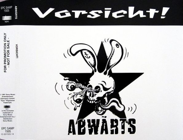 Abwärts - Vorsicht! PROMO CD Single 1991