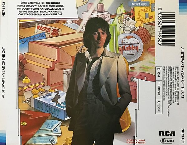 Al Stewart - Year Of The Cat CD 1982 1987