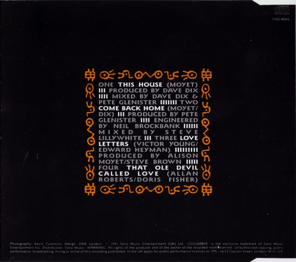 Alison Moyet - This House CD Single 1991