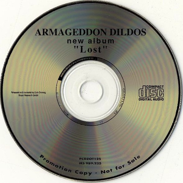 Armageddon Dildos - Lost PROMO CD 1994