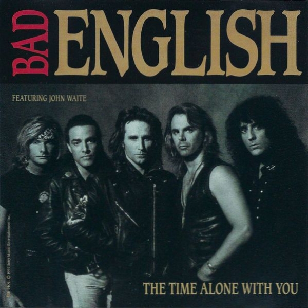 Bad English featuring John Waite - The Time Alone With You PROMO CD Single 1991