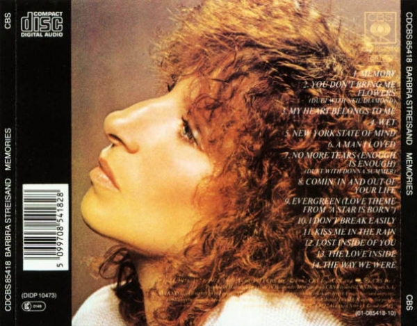 Barbra Streisand - Memories CD 1981 1988