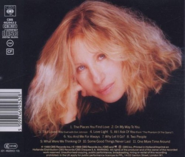 Barbra Streisand - Till I Loved You CD 1988