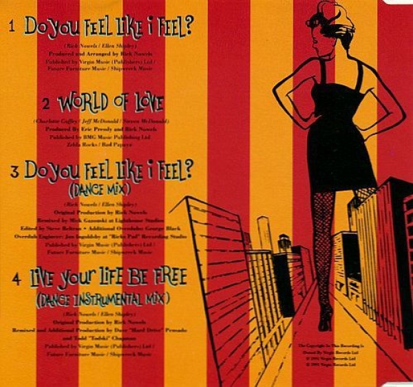 Belinda Carlisle - Do You Feel Like I Feel? CD Single 1991