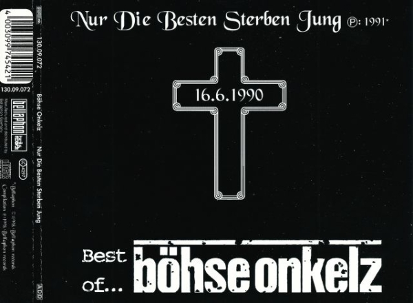 Böhse Onkelz - Nur Die Besten Sterben Jung CD Single 1998