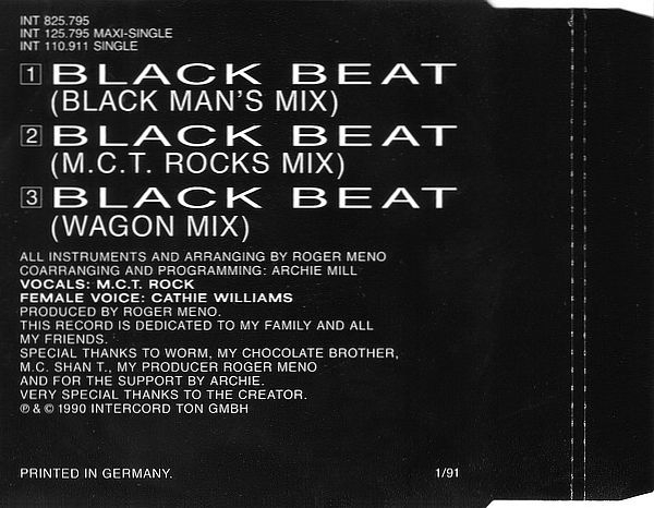 Black Man's Wagon - Black Beat CD Single 1991