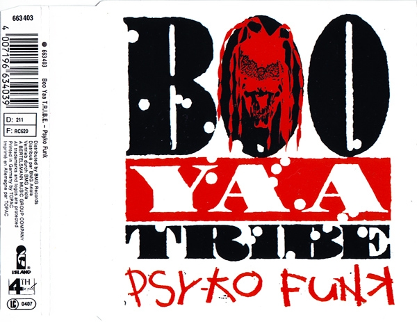 Boo-Yaa T.R.I.B.E. - Psyko Funk CD Single 1990