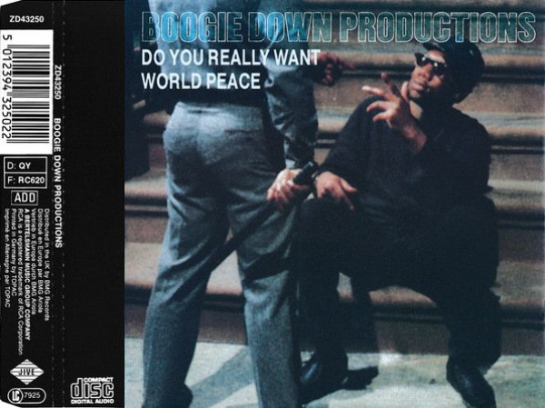 Boogie Down Productions - Do You Really Want World Peace PROMO CD Single 1989