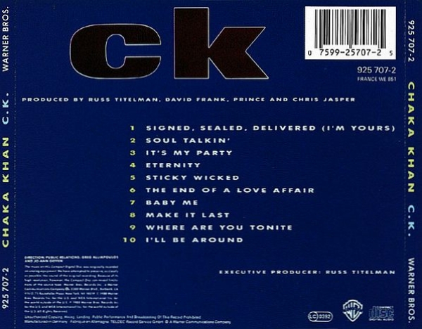 Chaka Khan - C.K. CD 1988