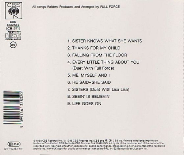 Cheryl Pepsii Riley - Me, Myself And I CD 1988