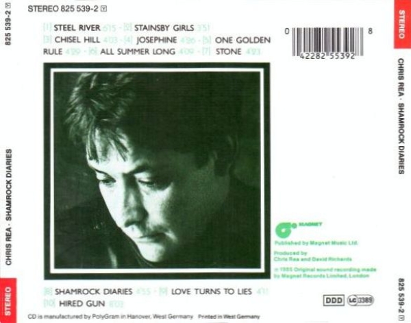 Chris Rea - Shamrock Diaries CD 1985