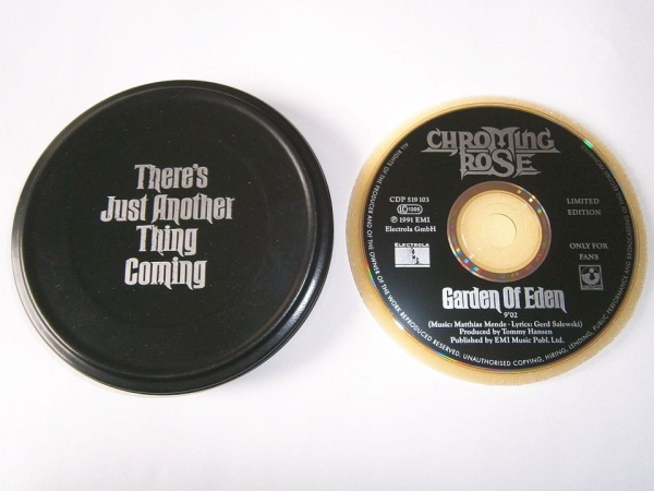 Chroming Rose - Garden Of Eden TIN BOX PROMO CD Single 1991