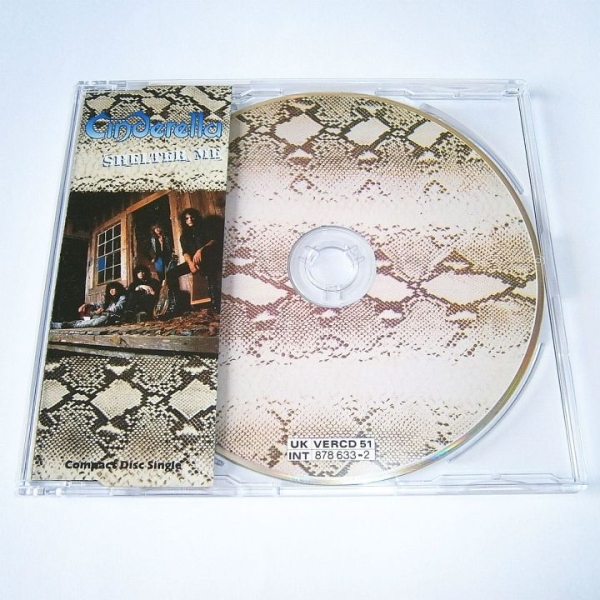 Cinderella - Shelter Me PICTURE CD Single 1990