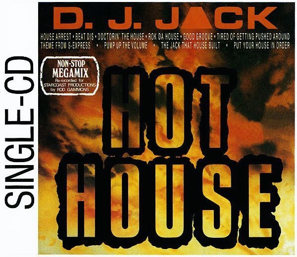 D.J. Jack - Hot House 3 INCH CD Single 1988