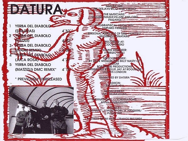 Datura - Yerba Del Diabolo CD Single 1992