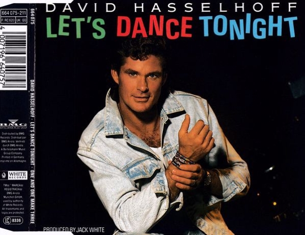 David Hasselhoff - Let's Dance Tonight CD Single 1991