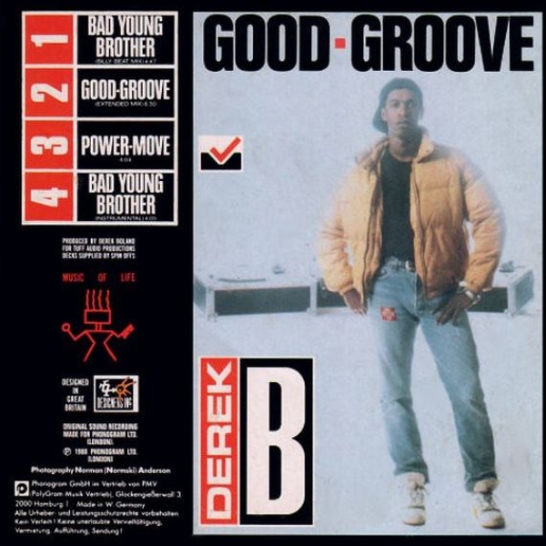Derek B - Good Groove + Bad Young Brother CD Single 1988