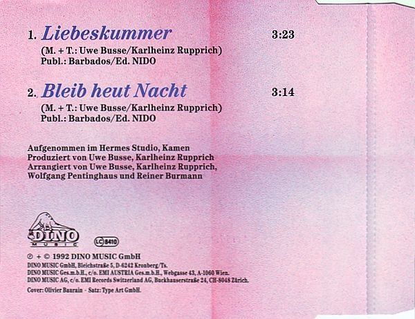 Flippers - Liebeskummer CD Single 1992