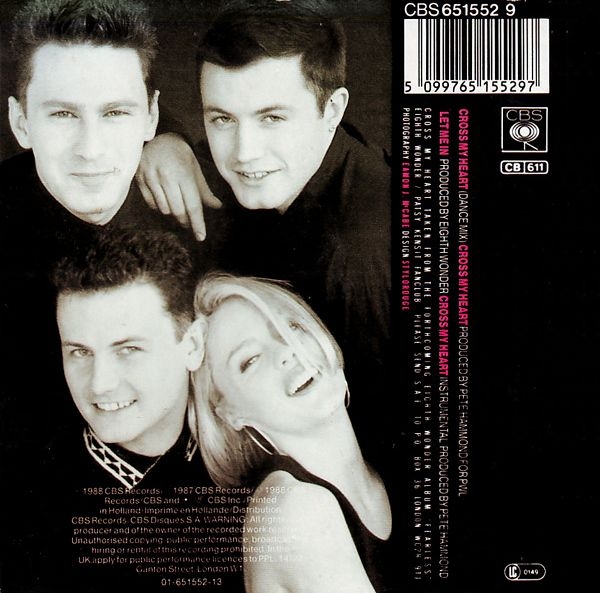 Eighth Wonder (PWL) - Cross My Heart 3 INCH CD Single 1988
