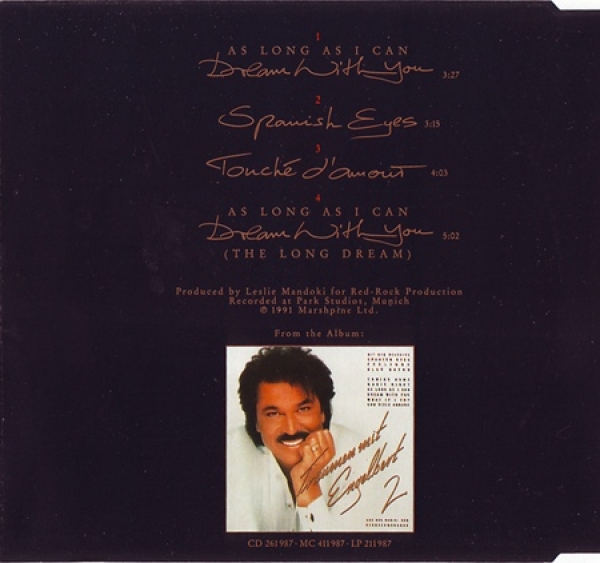 Engelbert - (As Long As I Can) Dream With You CD Single 1991