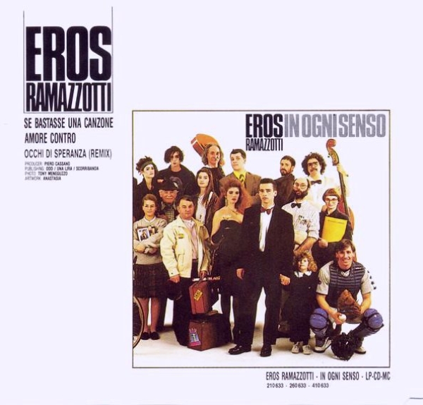 Eros Ramazzotti - Se Bastasse Una Canzone CD Single 1990