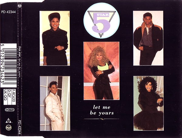 Five Star - Let Me Be Yours CD Single 1988
