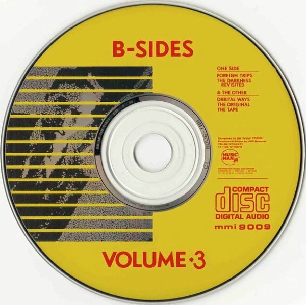 Frank De Wulf - The B-Sides Volume Three (3) CD Single 1990