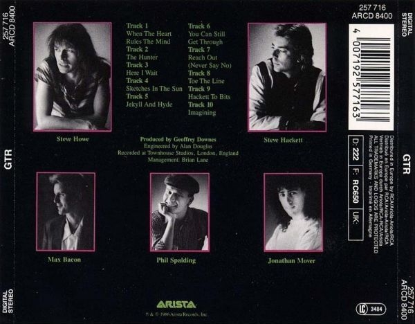 GTR - GTR (Same) CD 1986