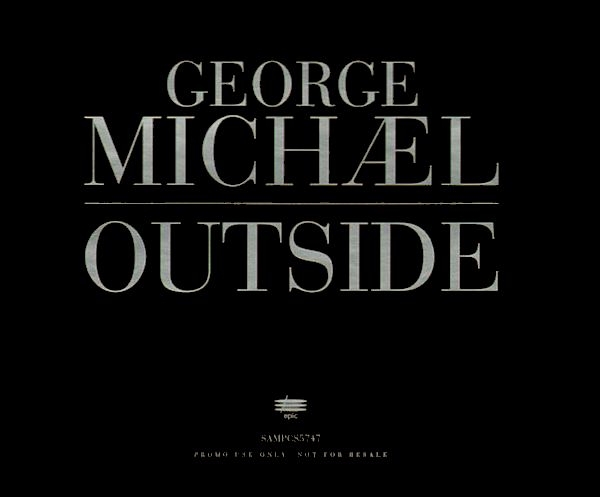 George Michael - Outside PROMO CD Single 1998