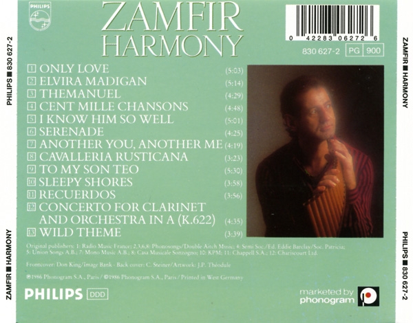 Gheorghe Zamfir - Harmony CD 1986