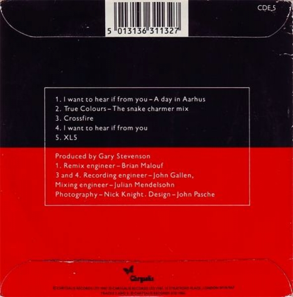 Go West - I Want To Hear It From You: A Day In Aarhus CD Single 1987