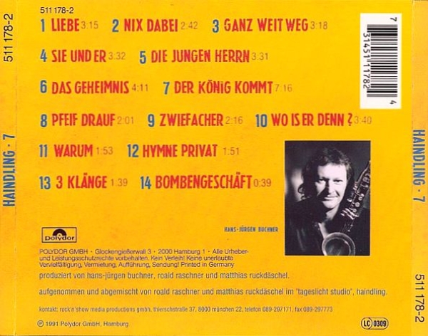 Haindling - 7 CD 1991