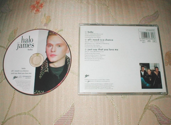 Halo James - Baby PICTURE CD Single 1990