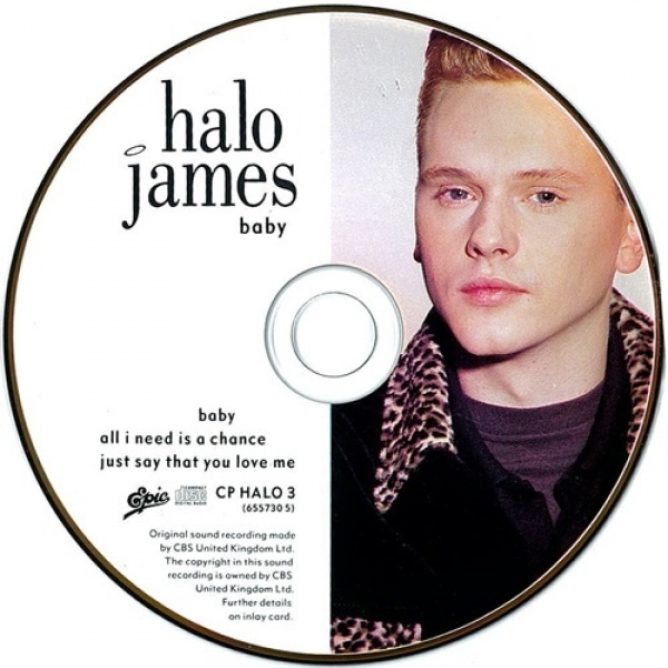 Halo James - Baby PICTURE CD Single 1990