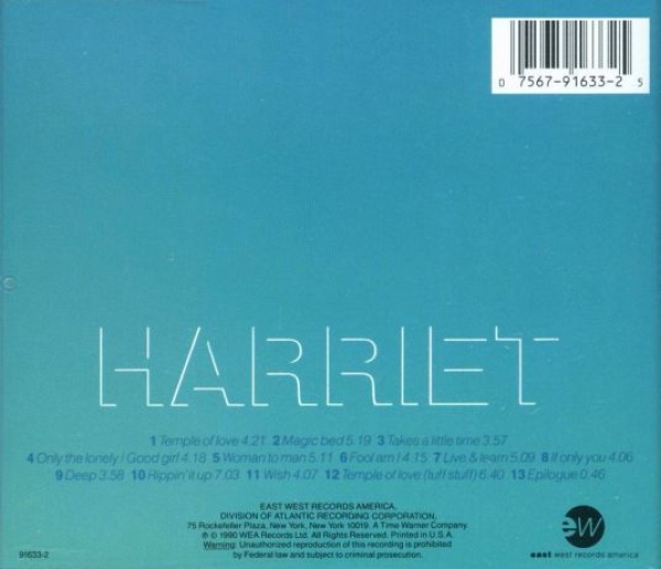 Harriet - Woman To Man CD 1990