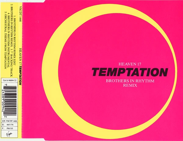 Heaven 17 - Temptation (Brothers In Rhythm Remix) CD Single 1992