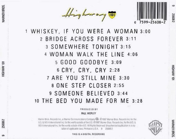 Highway 101 - Highway 101 (Same) CD 1987