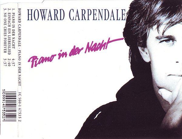 Howard Carpendale - Piano In Der Nacht CD Single 1989