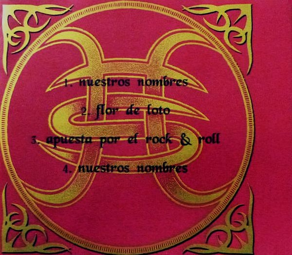 Heroes Del Silencio - Nuestros Nombres CD Single 1993