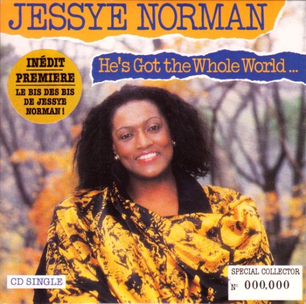 Jessye Norman - He's Got The Whole World... LIMITED EDITION PICTURE CD Single 1988