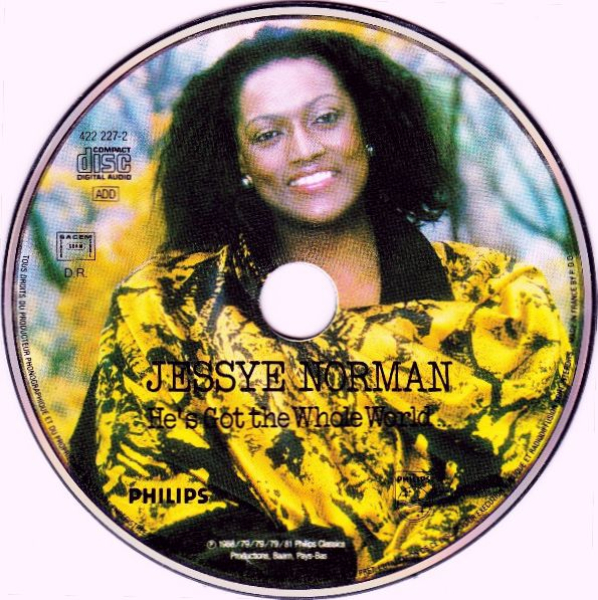 Jessye Norman - He's Got The Whole World... LIMITED EDITION PICTURE CD Single 1988