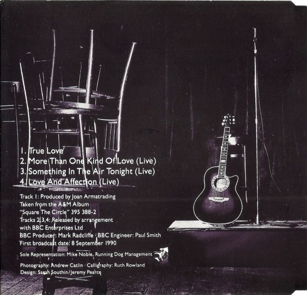 Joan Armatrading - True Love CD Single 1992