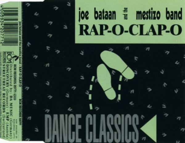 Joe Bataan and the Mestizo Band - Rap-O-Clap-O CD Single 1990