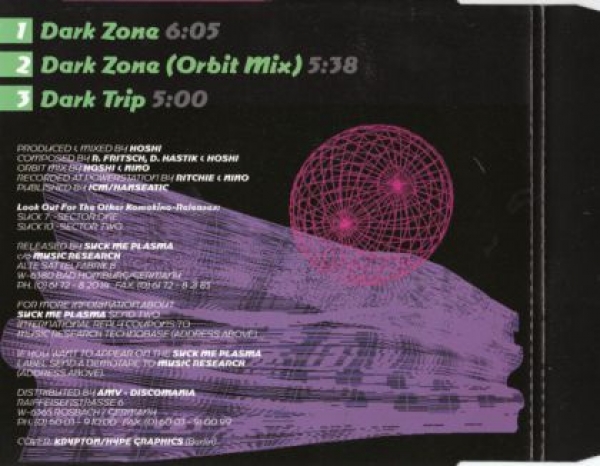 Komakino - Out Of The Dark CD Single 1992