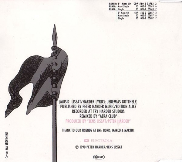 Komtur - Hans Von Stoffeln (Remix) CD Single 1990