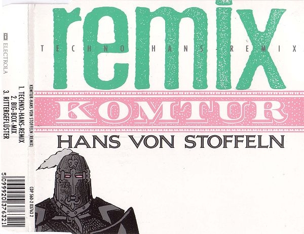 Komtur - Hans Von Stoffeln (Remix) CD Single 1990