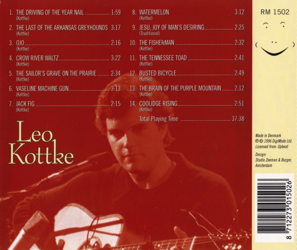 Leo Kottke - Leo Kottke (Same) PICTURE CD 1996