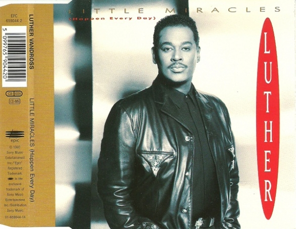 Luther Vandross - Little Miracles (Happen Every Day) CD Single 1993