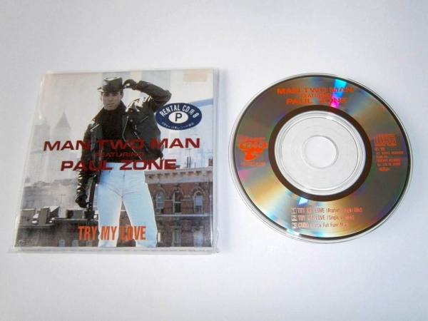 Man 2 Man featuring Paul Zone - Try My Love 3 INCH CD Single 1989